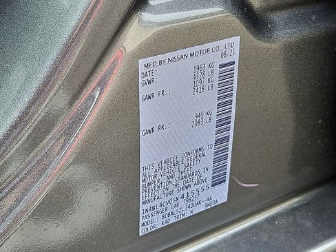 New 2025 Nissan Altima 2.5 SR w/ SR Premium Package image 19