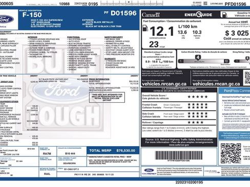 Certified 2023 Ford F150 XLT w/ Equipment Group 302A High image 6