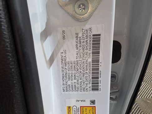 Certified 2025 Honda Accord LX image 25