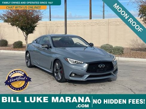 Used 2022 INFINITI Q60 Red Sport 400 w/ Carbon Fiber Package image 1