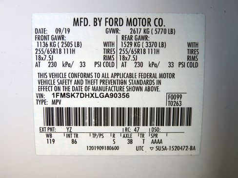 Used 2020 Ford Explorer XLT image 41