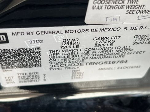 Used 2022 Chevrolet Silverado 1500 High Country w/ High Country Premium Package image 25