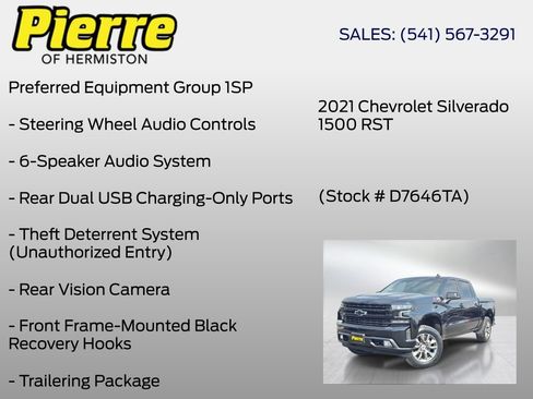Used 2021 Chevrolet Silverado 1500 RST w/ Z71 Off-Road Package AWD/4WD image 30