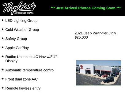 Used 2021 Jeep Wrangler Unlimited Sahara w/ Uconnect 4C Nav & Sound Group