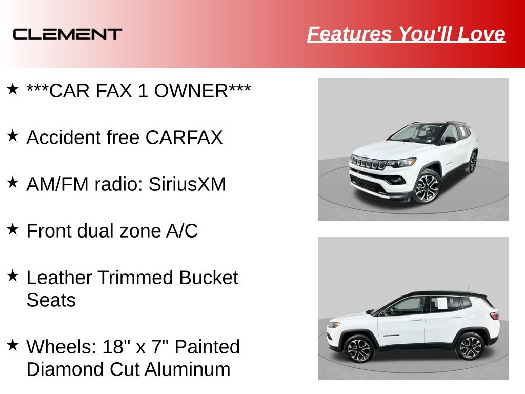 Used 2022 Jeep Compass Limited AWD/4WD image 9