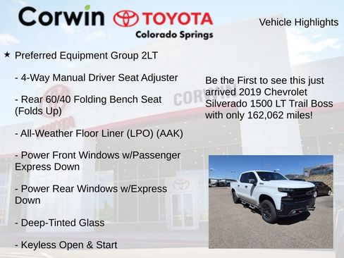 Used 2019 Chevrolet Silverado 1500 LT Trail Boss AWD/4WD image 4