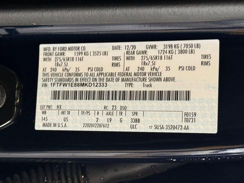Certified 2021 Ford F150 XLT w/ Equipment Group 302A High AWD/4WD image 21