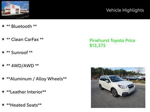 Used 2017 Subaru Forester 2.5i Limited image 7