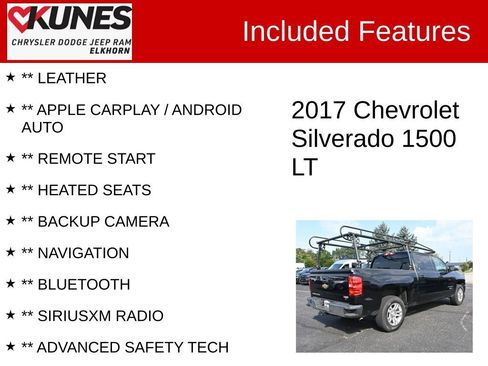Used 2017 Chevrolet Silverado 1500 LT w/ All Star Edition image 3