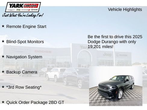 Certified 2025 Dodge Durango GT AWD/4WD image 12