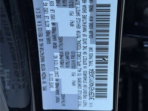 Used 2019 MAZDA MAZDA3 Sedan w/ Premium Package image 34