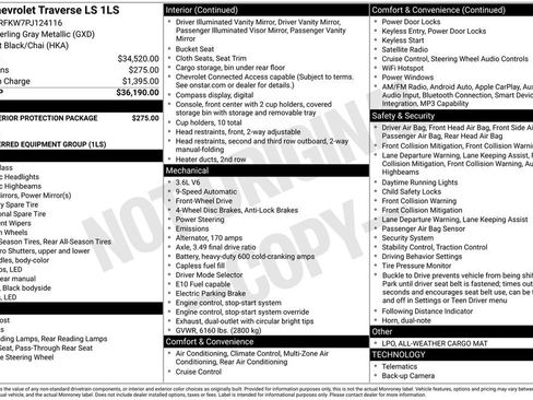 Used 2023 Chevrolet Traverse LS image 8