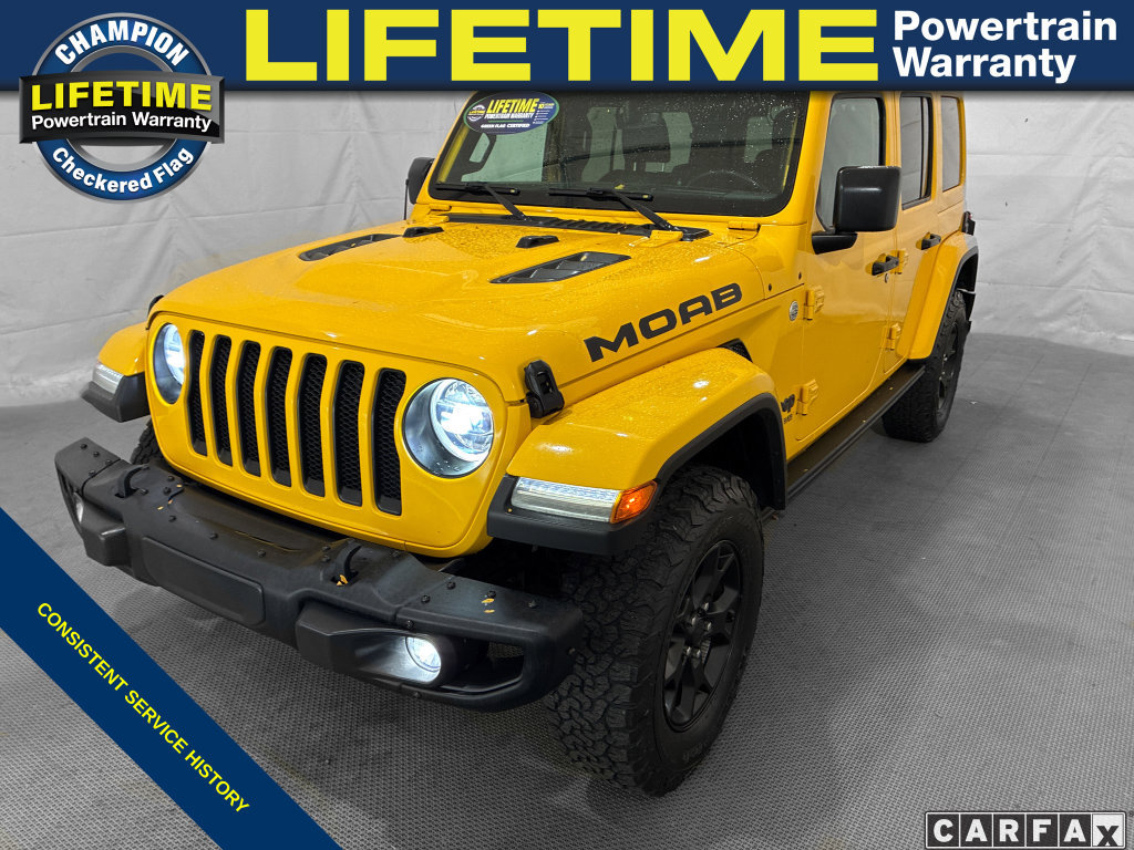 Used 2018 Jeep Wrangler Unlimited Sahara w/ Quick Order Package 24M Moab AWD/4WD image 1