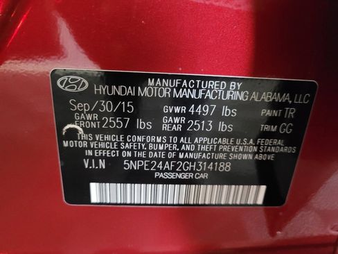 Used 2016 Hyundai Sonata SE FWD image 33
