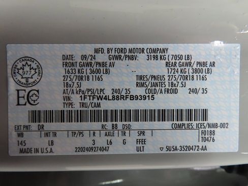 Used 2024 Ford F150 Tremor w/ Tow/Haul Package image 74