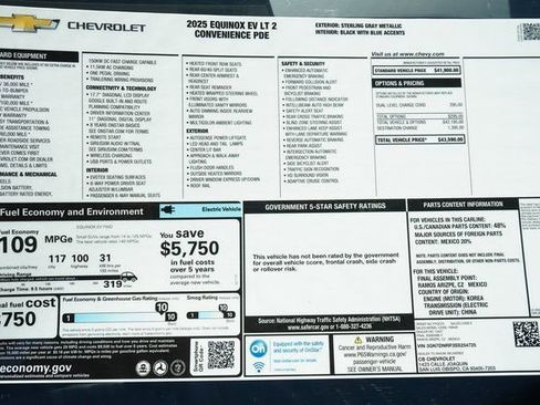 New 2025 Chevrolet Equinox EV LT image 31