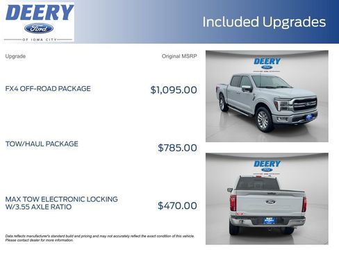 Used 2024 Ford F150 Lariat w/ FX4 Off-Road Package AWD/4WD image 11