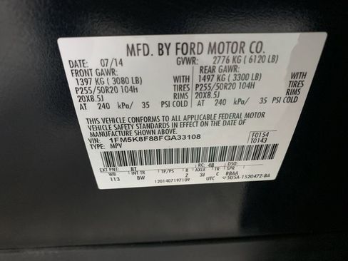 Used 2015 Ford Explorer Limited AWD/4WD image 15