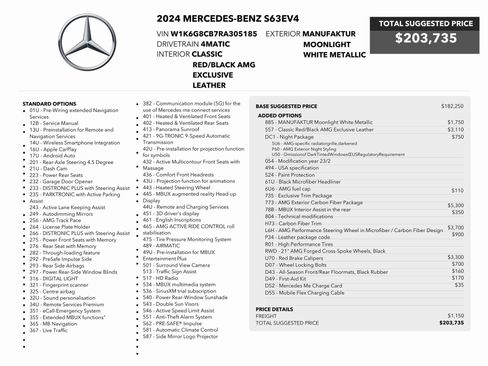 Used 2024 Mercedes-Benz S 63 AMG S image 93