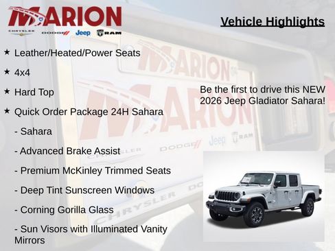 New 2026 Jeep Gladiator Sport AWD/4WD image 5