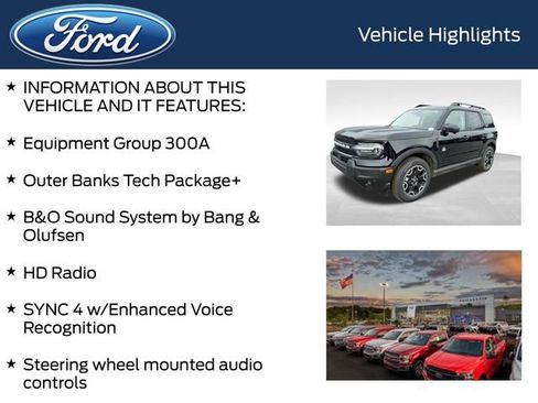 New 2025 Ford Bronco Sport Outer Banks w/ Outer Banks Tech Package+ AWD/4WD image 4