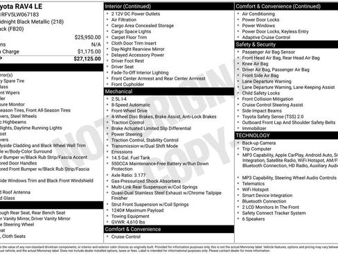 Used 2020 Toyota RAV4 LE FWD image 2