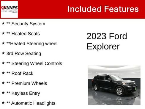 Used 2023 Ford Explorer XLT w/ Equipment Group 202A AWD/4WD image 5