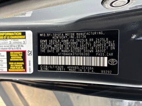 New 2026 Toyota Camry SE image 34