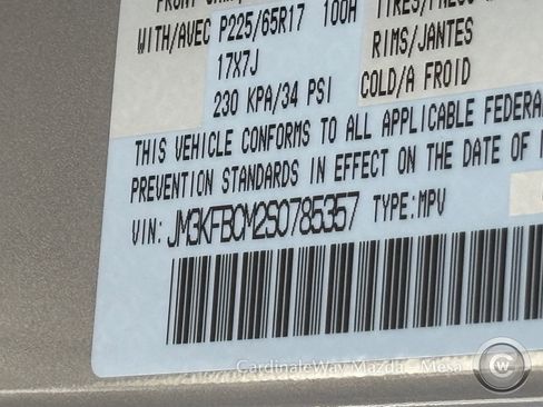 New 2025 MAZDA CX-5 AWD 2.5 S w/ Preferred Package image 22