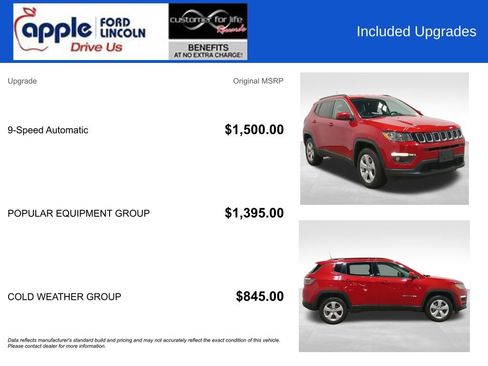 Used 2018 Jeep Compass Latitude w/ Popular Equipment Group AWD/4WD image 4
