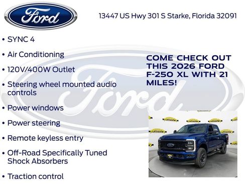 New 2026 Ford F250 XL w/ STX Appearance Package image 25