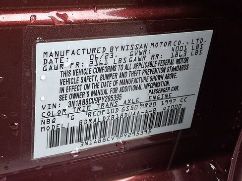 Used 2023 Nissan Sentra SV w/ All-Weather Package FWD image 27