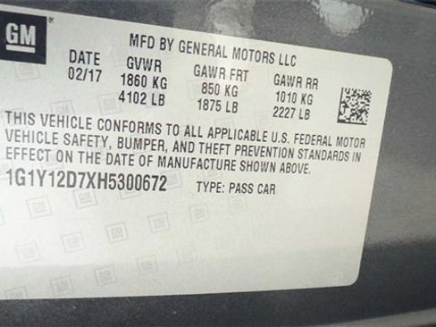 Used 2017 Chevrolet Corvette Grand Sport image 32