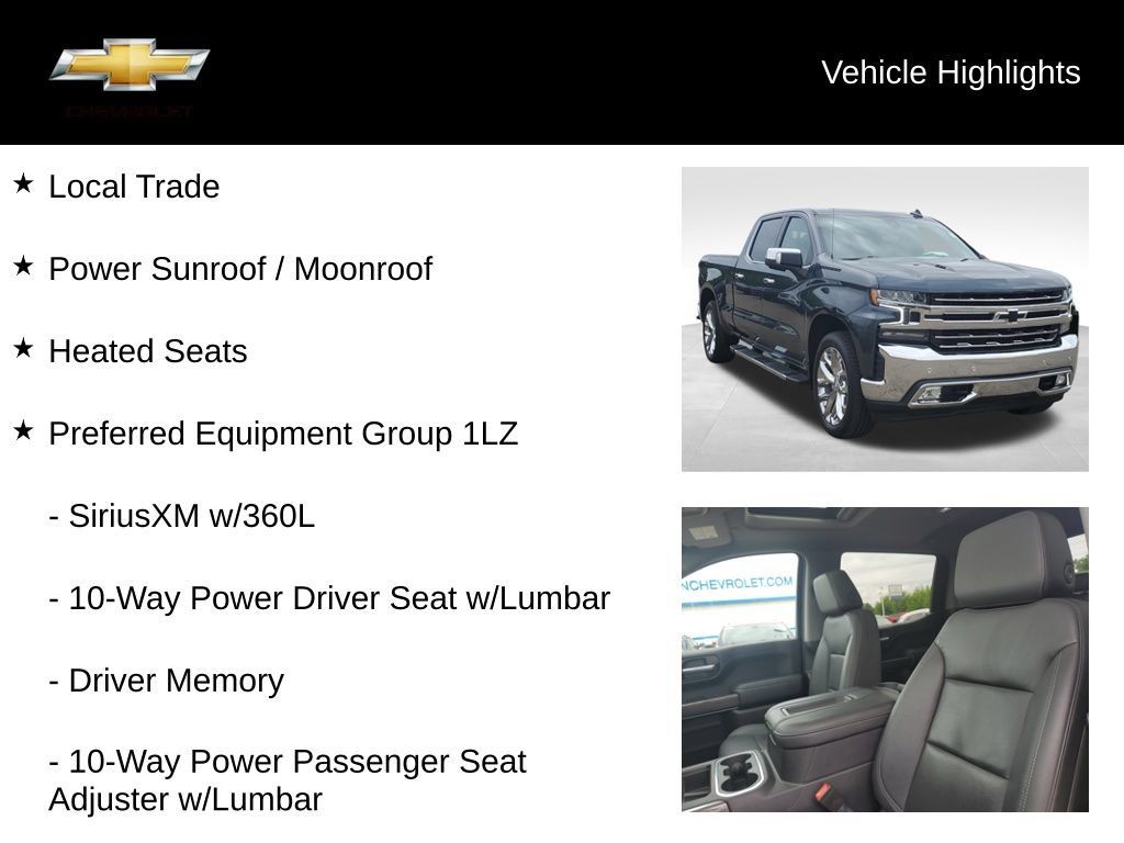 Used 2021 Chevrolet Silverado 1500 LTZ w/ Technology Package AWD/4WD image 19