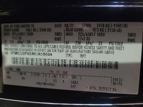 Used 2021 Ford Escape S FWD image 33
