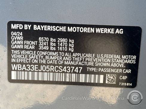 Used 2024 BMW 760i xDrive w/ Executive Package image 33