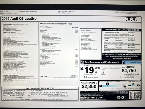 Used 2019 Audi Q8 Prestige image 2