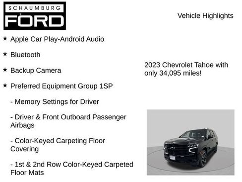 Used 2023 Chevrolet Tahoe RST w/ Luxury Package AWD/4WD image 8