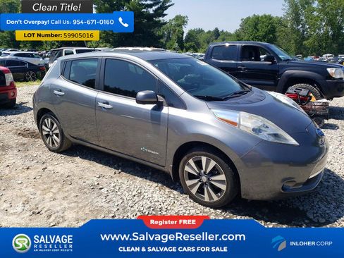 Used 2015 Nissan Leaf SL w/ Premium Package FWD image 5