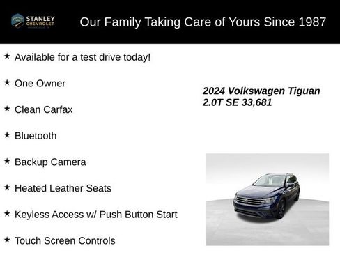 Used 2024 Volkswagen Tiguan SE FWD image 9