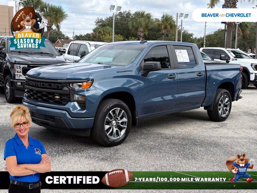 Used 2024 Chevrolet Silverado 1500 Custom RWD image 1