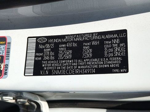 Used 2024 Hyundai Tucson Limited AWD/4WD image 38