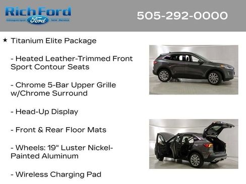 Used 2021 Ford Escape Titanium w/ Titanium Elite Package AWD/4WD image 53