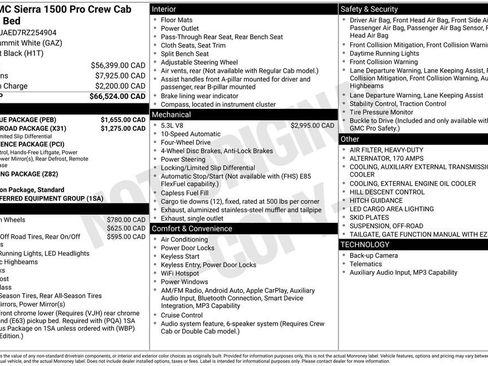 Used 2024 GMC Sierra 1500 Pro w/ Pro Value Package AWD/4WD image 3