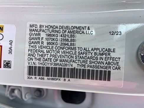 Used 2024 Honda Accord EX image 13