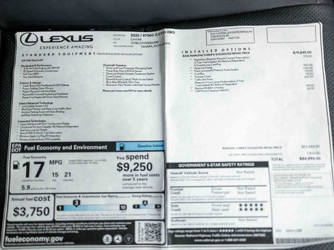 Used 2025 Lexus GX 550 AWD/4WD image 3