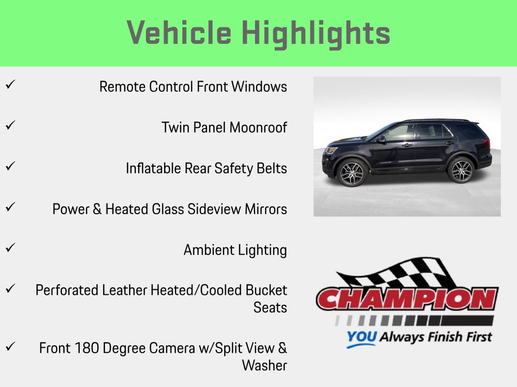 Used 2019 Ford Explorer Sport w/ Equipment Group 401A AWD/4WD image 12