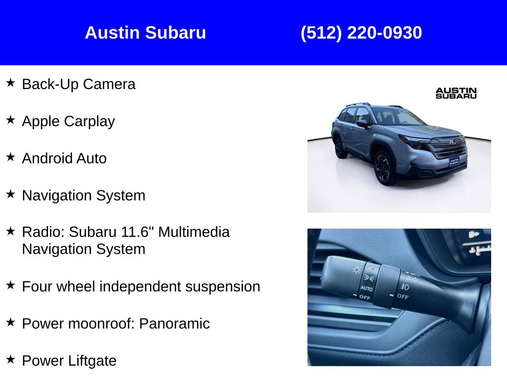 New 2026 Subaru Forester Premium AWD/4WD image 9
