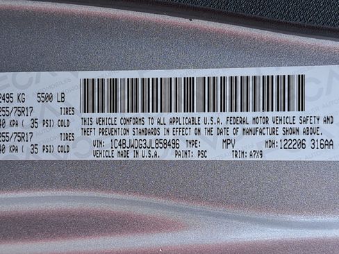 Used 2018 Jeep Wrangler Unlimited Sport S AWD/4WD image 29