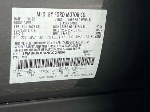 Certified 2022 Ford Explorer XLT image 22